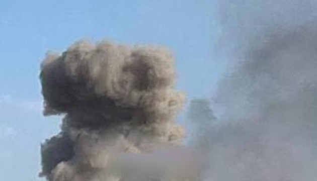 Air strike on Russian ammunition depot in Zaporizhzhia Region — Center for the Study of Occupation Air strike on Russian ammunition depot in Zaporizhzhia Region — Center for the Study of Occupation