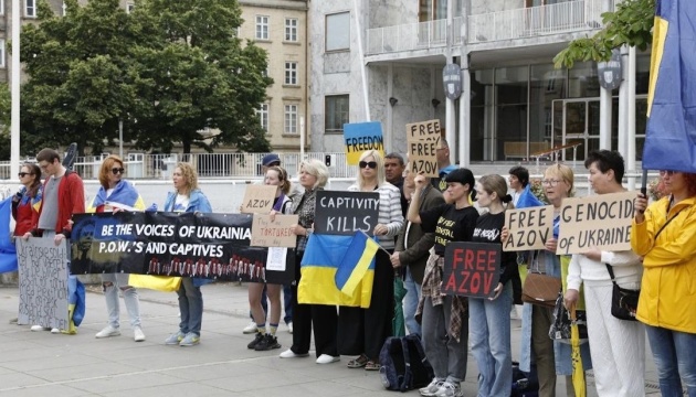 У Данії відбулася хода на підтримку українських військовополонених