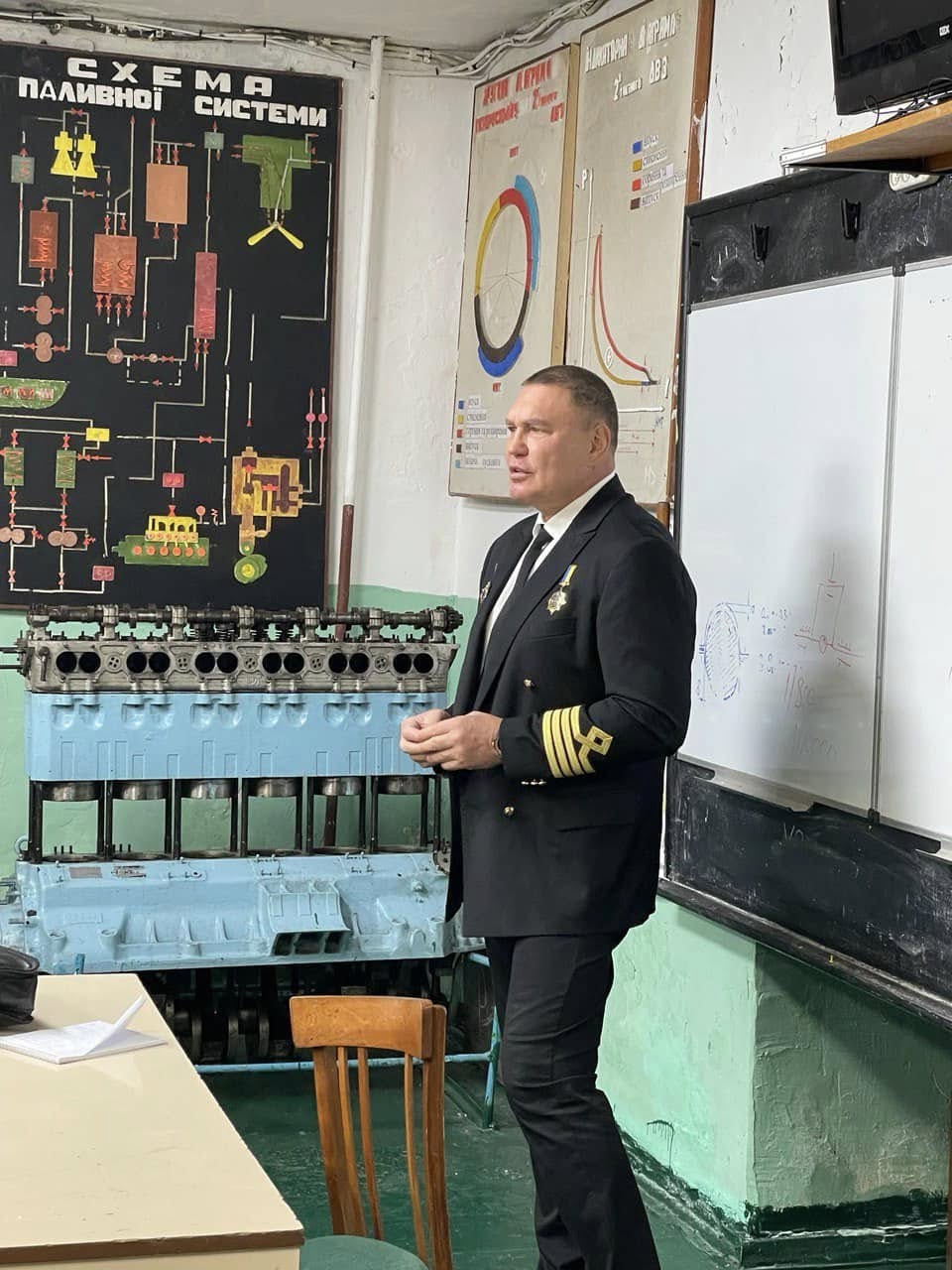 Директор компаніі V.SHIPS UKRAINE Ігор Сафін завітав до курсантів