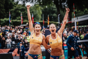Україна вперше вийшла у фінал жіночого Євро з пляжного волейболу