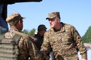 Pivnenko inspects units performing tasks related to defense of Chornobyl Nuclear Power Plant