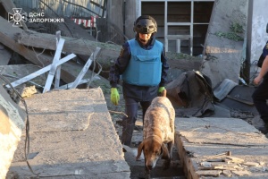 Emergency rescue operations completed at Zaporizhzhia strike site, 20 injured