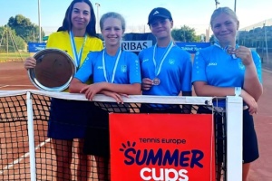 Тенісистки української збірної U12 - бронзові призерки Кубка Європи