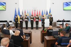 У Львові посмертно нагородили 30 захисників «Почесним знаком святого Юрія» за оборону України
