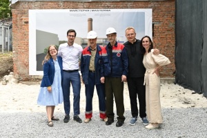 У Львові заклали капсулу на місці будівництва майстерні для ветеранів
