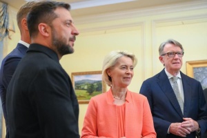Von der Leyen: European leaders, Trump working toward just peace