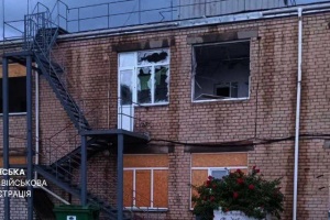 Russian drones damage school, admin building in Kherson region