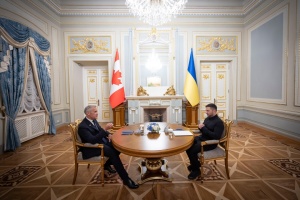 President Zelensky meets Canada’s PM Carney to discuss security guarantees, drones, sanctions