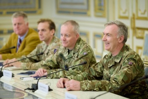 Zelensky discusses support for AFU and security guarantees with UK Defence Staff Leadership