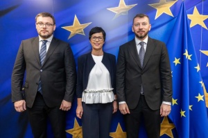 Fight against corruption crucial for Ukraine’s EU accession – Commissioner Kos after meeting with SAPO, NABU heads