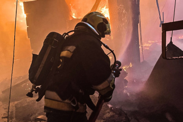 У Білій Церкві внаслідок російської атаки спалахнули масштабні пожежі на підприємствах