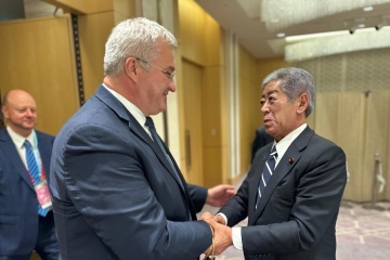 Ukrainian, Japanese foreign ministers discuss diplomatic steps toward just peace