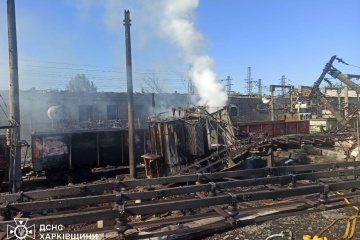 Zwei Tote, zehn Verletzte: Russen greifen Losowa mit 34 Drohnen an