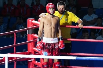 L'Ukrainien Hlib Mazur est devenu champion des Jeux Mondiaux de Kickboxing WAKO