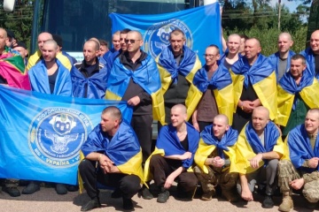 84 Kriegsgefangene in die Ukraine zurückgekehrt