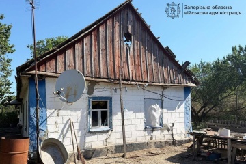 In Region Saporischschja 10 Ortschaften beschossen