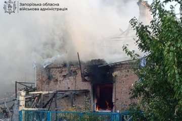 In Region Saporischschja 14 Ortschaften beschossen