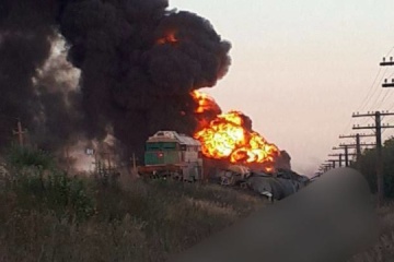 Ukrainische Armee vernichtet russischen Zug im Gebiet Saporischschja  
