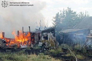 Russian forces launch 583 attacks on Zaporizhzhia region over past day