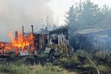 In Region Saporischschja 11 Ortschaften beschossen