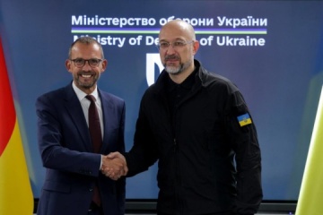 Schmyhal bespricht Gründung von Joint Ventures mit Delegation des Waffenherstellers KNDS Deutschland