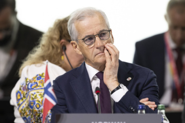 Norwegischer Ministerpräsident in Kyjiw eingetroffen