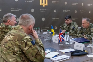 Syrskyi discusses cooperation and Defense Forces’ needs with UK Defence Staff leadership