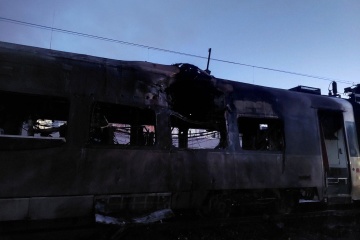 Russians attack Intercity+ train depot: one train severely damaged