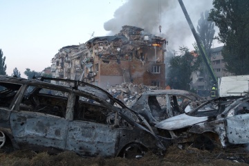 露軍攻撃によるキーウの死者数１８名に増加