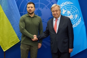 President Zelensky has phone call with UN Secretary General Guterres