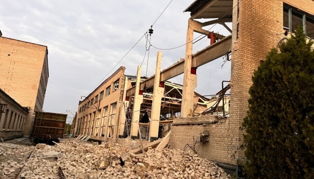 Shahed drones damage civilian infrastructure of Prydniprovska Railway