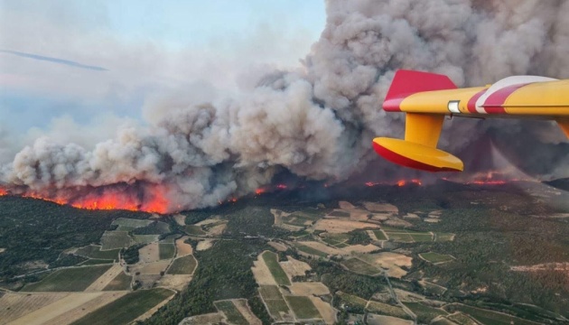 У Франції спалахнула найбільша лісова пожежа за майже 80 років