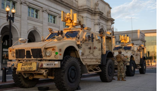 Три штати відправлять сотні нацгвардійців до Вашингтона