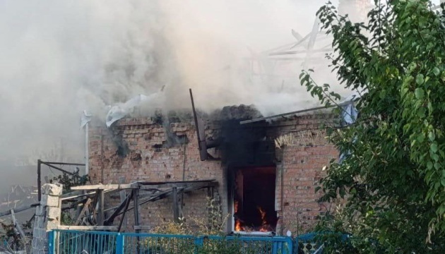 In Region Saporischschja 14 Ortschaften beschossen