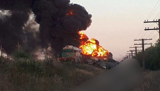 Ukrainische Armee vernichtet russischen Zug im Gebiet Saporischschja  
