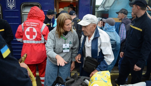 Рівненщина зустріла другий цьогоріч евакуаційний поїзд із Донеччини