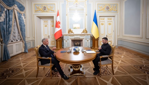 President Zelensky meets Canada’s PM Carney to discuss security guarantees, drones, sanctions