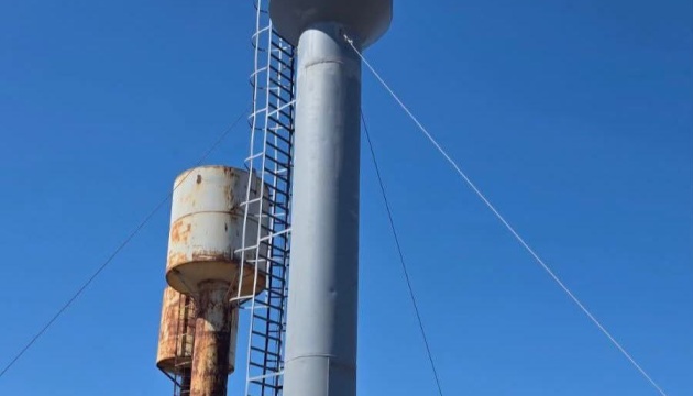 У Великоолександрівській громаді на Херсонщині облаштували нову водонапірну башту