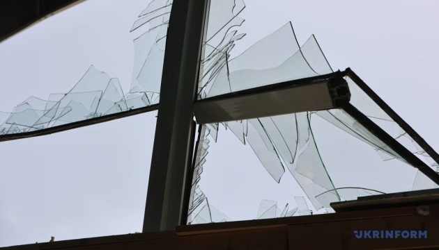 Le bureau du Conseil britannique en Ukraine endommagé lors des bombardements russes de Kyiv