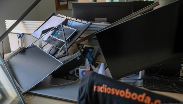 Radio Free Europe/Radio Liberty office in Kyiv damaged in Russian strike