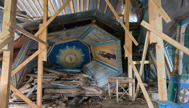На Житомирщині за підтримки ЮНЕСКО консервують зруйнований росіянами храм XIX століття