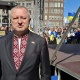 В Амстердамі відбувся мітинг до річниці Незалежності України