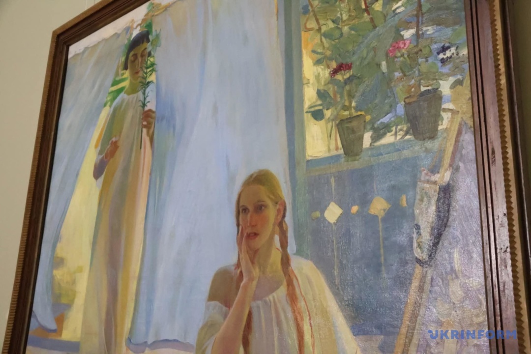 Олександр Мурашко «Благовіщення» (фрагмент).