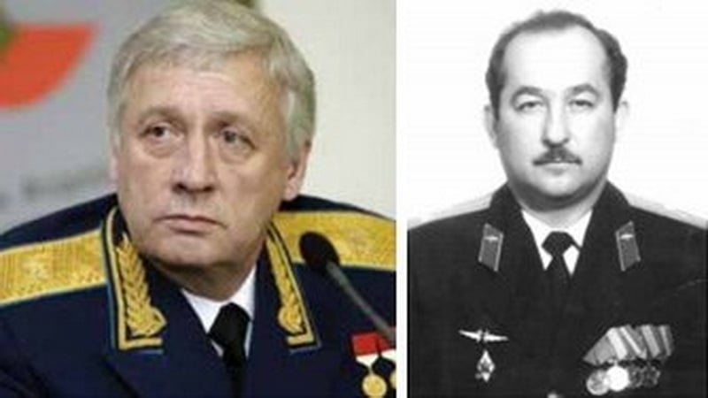 Генерал-майор Михайло Башкіров і полковник Григорій Потапчук