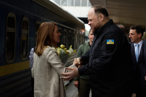 Przewodnicząca Parlamentu Europejskiego Metsola przybywa do Kijowa

