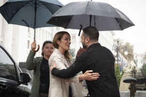 Członkostwo w UE, sankcje i budowa schronów – Zełenski spotkał się z Metsolą