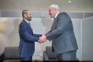 Ukraine, Oman foreign ministers hold meeting at UN headquarters