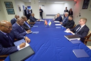 Prezydent Ukrainy spotkał się z królem Szwecji