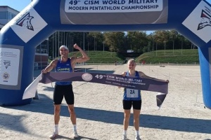 Ukrainian pentathletes win third gold medal at 2025 World Military Championships