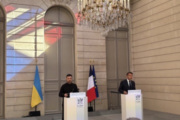 ウクライナのための安全の保証は停戦後に発効する＝マクロン仏大統領